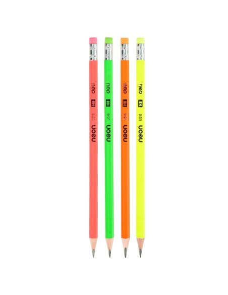 Graphite Pencil HB w/eraser12PCS/box Asst.