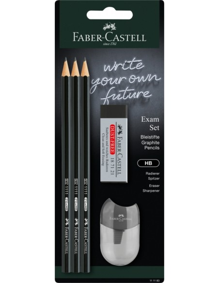 Graphite pencil 1111 exam set BC