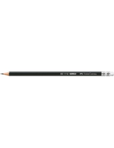 Faber-Castell 1112 graphite pencil with eraser, HB