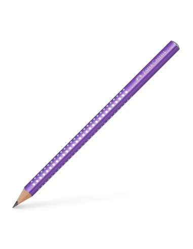 Harilik pliiats Faber-Castell Jumbo Sparkle lilla