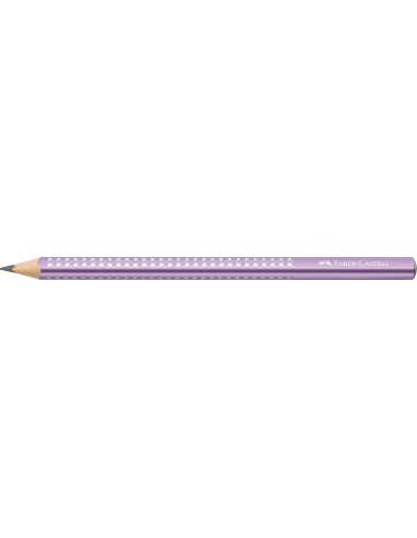 Harilik pliiats Faber-Castell Jumbo Sparkle lilla metalik