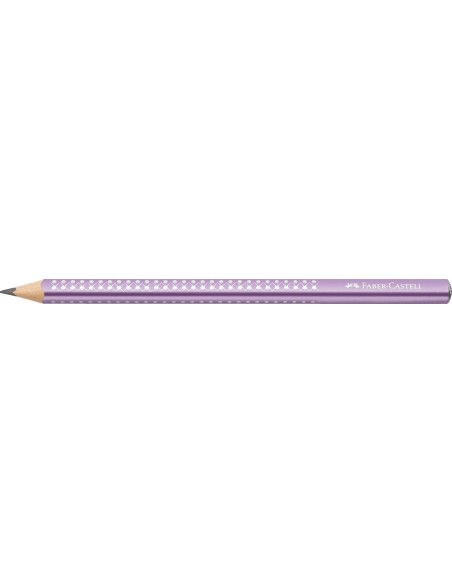 Harilik pliiats Faber-Castell Jumbo Sparkle lilla metalik