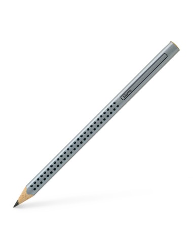 Faber-Castell Jumbo Grip graphite pencil, B, silver