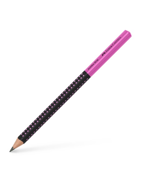 Harilik pliiats Faber-Castell Jumbo Grip 2001 Two Tone must/roosa