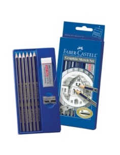 Harilik pliiats Faber-Castell Goldfaber 1221 visandi komplekt 6tk/pk 2