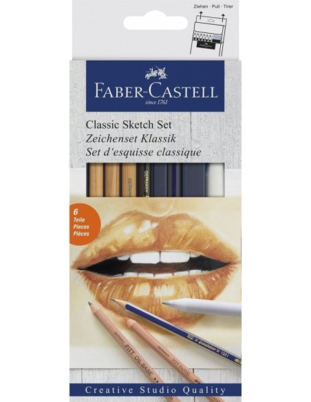 Faber-Castell Classic Sketch set, monochrome