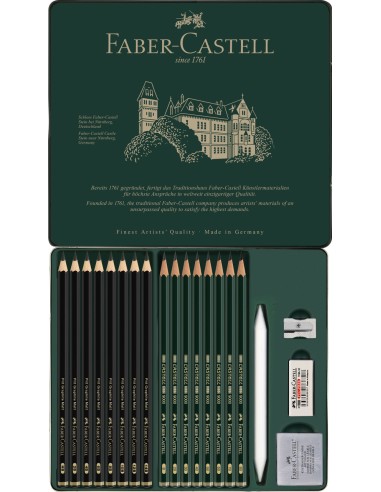 Set Pitt Graphite Matt & Castell 9000