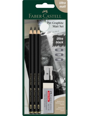 GP Pitt Graphite Matt 10B 12B 14B BC