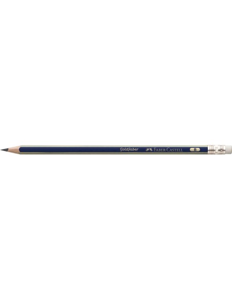 Harilik pliiats Faber-Castell GOLDFABER B kustukummiga