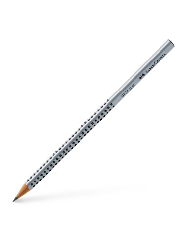 Faber-Castell Grip 2001 graphite pencil, 2H, silver
