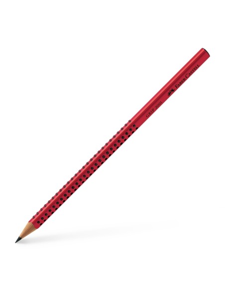 Harilik pliiats Faber-Castell Grip 2001 B, punane
