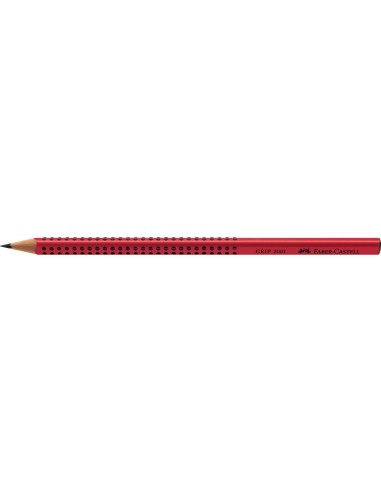 Harilik pliiats Faber-Castell Grip 2001 B, punane