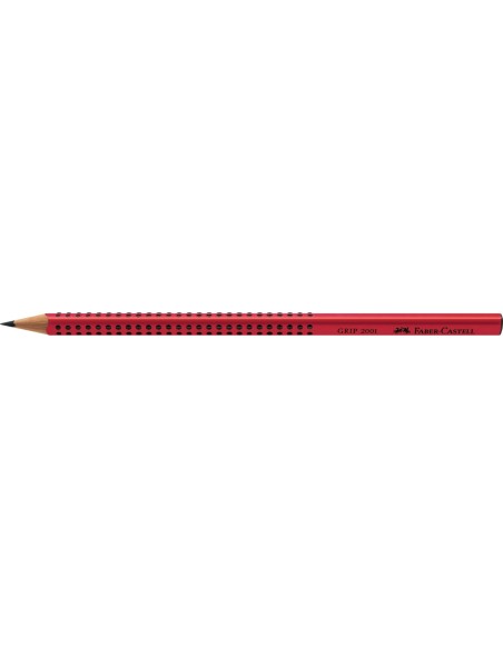 Harilik pliiats Faber-Castell Grip 2001 B, punane