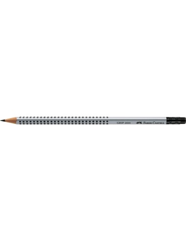 Harilik pliiats Faber-Castell Grip 2001 B kustukummiga