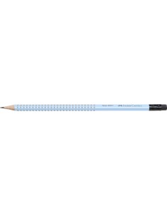 Harilik pliiats Faber-Castell Grip 2001 B kustukummiga taeva sinine 2