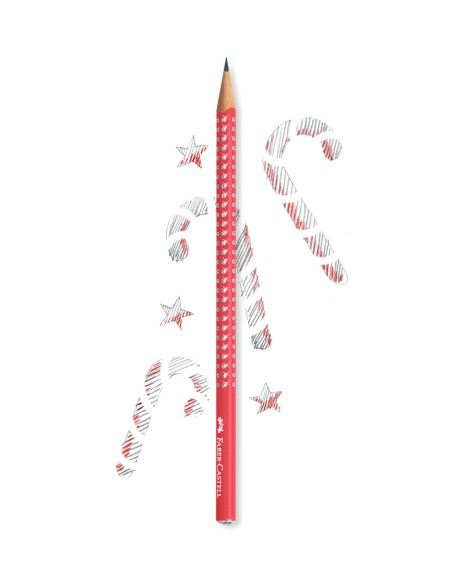 Harilik pliiats Faber-Castell Sparkle punane
