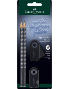 Pencil set Sparkle black BC