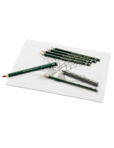 Faber-Castell Castell 9000 graphite pencil, 3H