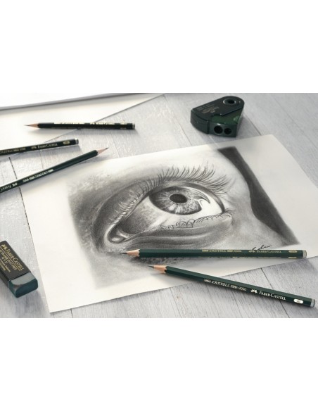 Harilik pliiats Faber-Castell 9000 5B-5H 12tk komplektis