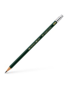 Harilik pliiats Faber-Castell 9000 HB kustukummiga