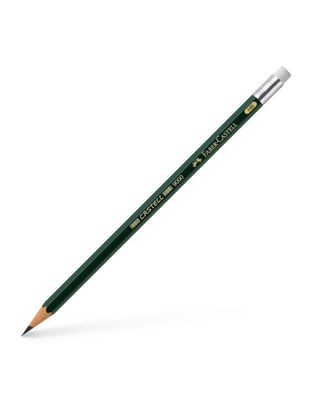 Faber-Castell Castell 9000 graphite pencil with eraser, HB