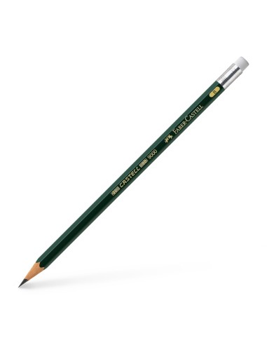 Harilik pliiats Faber-Castell 9000 B kustukummiga