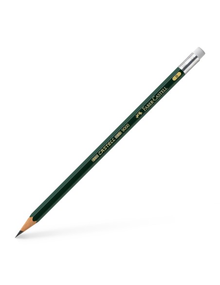 Harilik pliiats Faber-Castell 9000 B kustukummiga