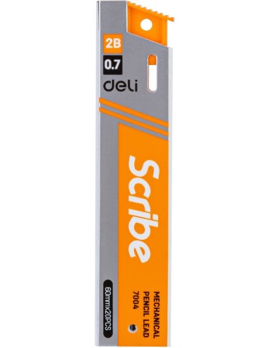 Mechanical Pencil Leads 0.7mm, 2B, 60mm