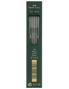 Faber-Castell TK 9071 lead, 3B, Ø 2.0 mm (10 pcs)