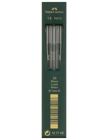 Faber-Castell TK 9071 lead, 3B, Ø 2.0 mm (10 pcs)