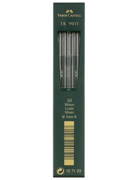 Faber-Castell TK 9071 lead, 3B, Ø 2.0 mm (10 pcs)