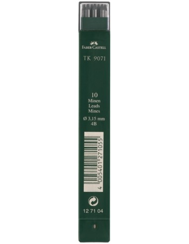 Faber-Castell TK 9071 lead, 4B, Ø 3.15 mm (10 pcs)
