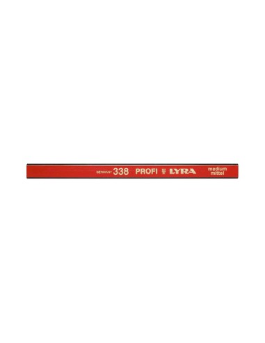 Puusepa pliiats Lyra Profi 18cm HB (medium)