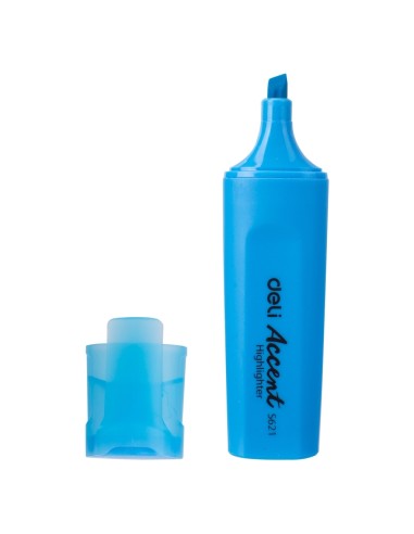 Tekstimarker DELI Accent 1-5mm  sinine