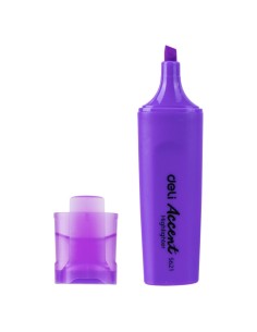 Tekstimarker DELI Accent 1-5mm  lilla 2