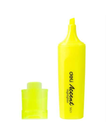 Tekstimarker DELI Accent 1-5mm kollane