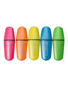 Tekstimarker EberhardFaber mini glitter neoon 5-värvi 2