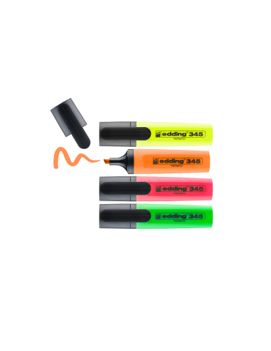 edding 345 highlighter set of 4 assorted
