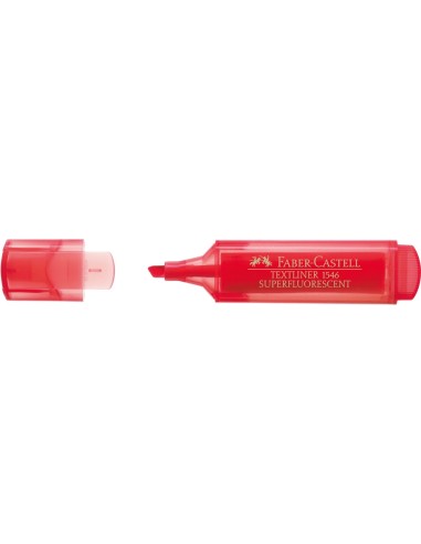 Tekstimarker Faber-Castell superhelendav punane