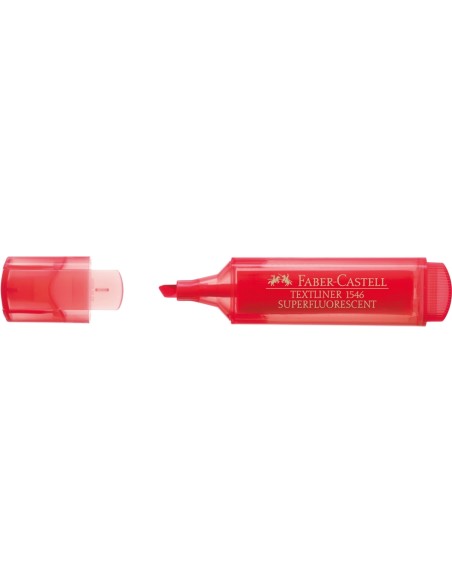 Tekstimarker Faber-Castell superhelendav punane