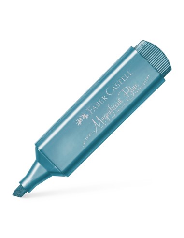 Tekstimarker Faber-Castell metallik sinine