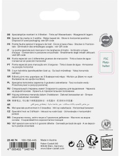 Tekstimarkerite komplekt Faber-Castell 46 metallik 4-värvi 2
