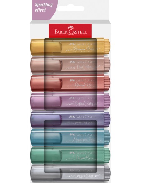 Highlighter TL 46 Metallic wallet of 8