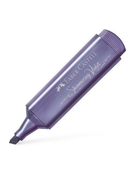 Tekstimarker Faber-Castell metallik lilla