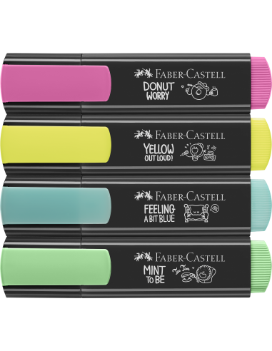 Highlighter TL Graffiti cardboard set 4x