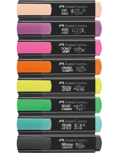 Tekstimarkerite komplekt Faber-Castell Graffiti 8-värvi 2