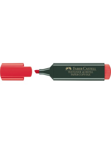 Tekstimarker Faber-Castell punane