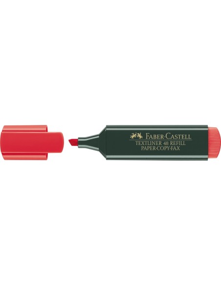 Tekstimarker Faber-Castell punane