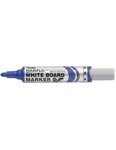 Valgetahvlimarker Pentel Maxiflo ümar ots 6mm sinine