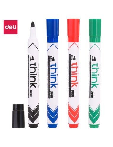 Whiteboard Marker Deli Bullet tip：1.8mm Deli